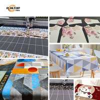 Table statique traceur de découpe numérique machine de découpe de tissu enduit de PVC de motif textile de vêtement à plat numérique