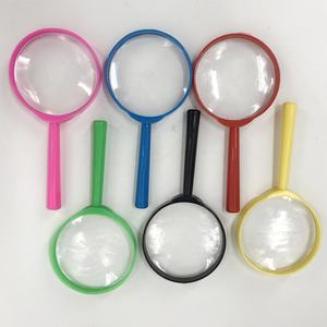 Fabrieksdirect hoogwaardige plastic speelgoedloep groothandel hete verkoop goedkope kleurrijke acryl vergrootglas voor kinderen - Product Image 2