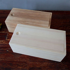 Caja de embalaje de tapa deslizante personalizada, almacenamiento de vino artesanal de madera, regalo de lujo, venta al por mayor de Vietnam - Product Image 4