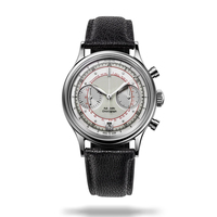 Montre chronographe automatique à quartz élégante, unique et étanche de qualité supérieure fournie par l'usine