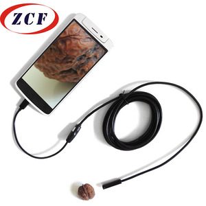 ZCF Android Endoscope 8mm Lens 10m Length White LED Industrial Pipeline Inspection Repair Ultra HD 720p - Product Image 1