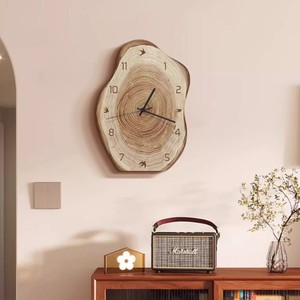 Dropshipping Shopify Original Wood Style <b>Desk</b> Clock Tabletop Living Room Wall Clock Silent Unique <b>Small</b> Retro Decorative Hanging - Product Image 6