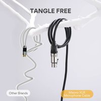 Câble de microphone XLR professionnel à vente directe d'usine, câble audio haute qualité 3 broches mâle-femelle, câble audio pour haut-parleur Hi-Fi