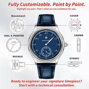 Montre automatique pour homme de haute qualité, style business de luxe, mouvement OEM Watch Factory St1721, plongeur 36 mm, cristal saphir, 5 ATM - Product Image 2