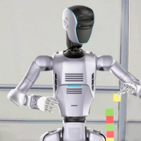 Robot humanoïde bipède personnalisé avec main agile ATM1