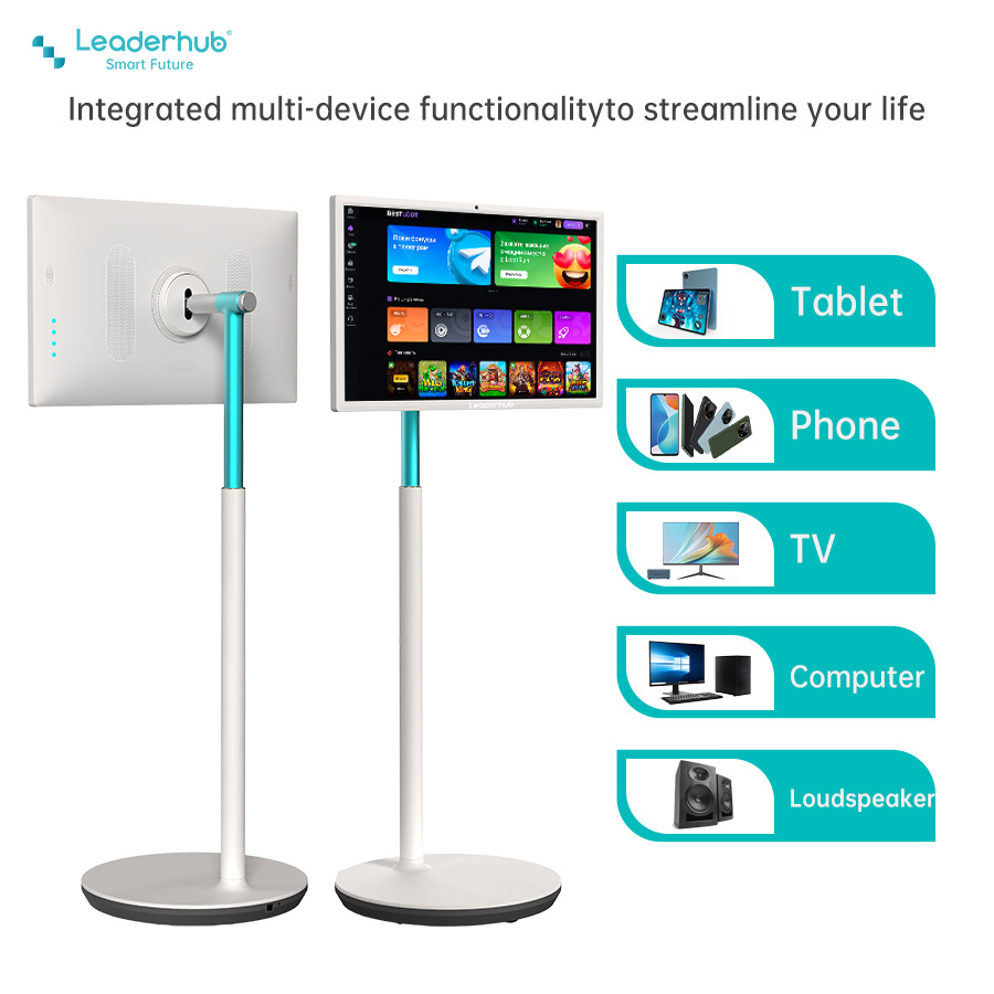 <strong>2026</strong> Best Selling Leaderhub L27M 27" 2K White LCD Monitor with USB and for Interfaces