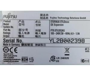 หน่วย SAS <span class=keywords><strong>array</strong></span> การขยายตัว <span class=keywords><strong>HDD</strong></span> 15K 12-Bay DX 12x ETLDE2AG eternus 450GB ฟูจิตสึ - Product Image 3