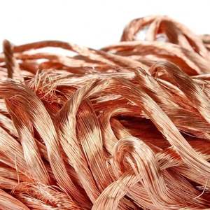 Fil de cuivre de haute qualité 99,95%-99,99% Déchets de fil de cuivre en vrac Utilisation industrielle 1 tonne MOQ Vente en gros Milled Berry - Product Image 1