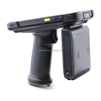 Dingdata IP65 PDA Resistente de 5.5 Pulgadas con NFC, 4G, 64GB, Android 13, CPU GMS, Escáner de Inventario/Stock Móvil, Código de Barras 2D UHF