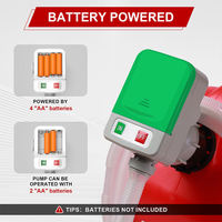 Bomba Eléctrica Autocebante TOUKOO FTP001-07 con 4 Pilas AA para Transferencia de Combustible en Plástico, para Diésel/Queroseno/Gasolina, 3V DC