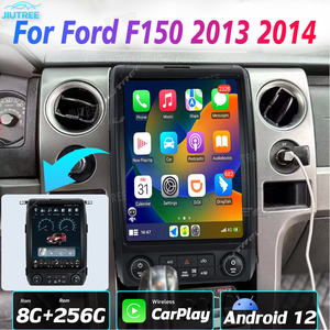 Radio estéreo para auto para F150 2013 2014 con Carplay inalámbrico, pantalla táctil de 12.1 pulgadas, GPS, navegación, reproductor multimedia, unidad principal - Product Image 5