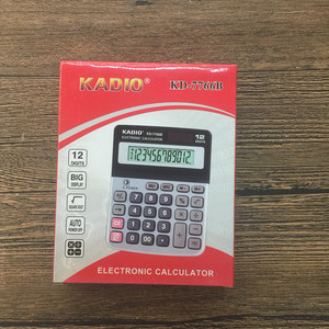 Kadio KD-7766B 12 Digit Electronic Calculator Battery Powered Compact Design - Product Image 5