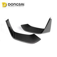 Extensions latérales avant en fibre de carbone préimprégnée pour BMW M3 F80 M4 F82 F83 2014-2020, style MP, moulées sous autoclave, 2 pièces à ajouter