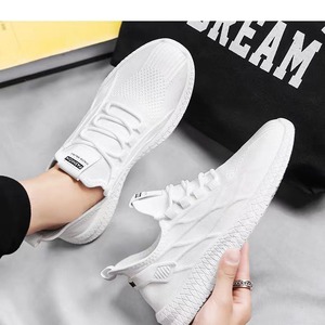 Zapatillas <span class=keywords><strong>Bernal</strong></span> para mujer con cordones, antideslizantes, ligeras, informales, transpirables, para caminar, trabajar, ir de compras, viajar (negro completo 8.5) - Product Image 4