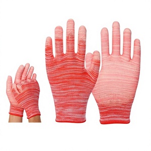 Guantes de Trabajo con Diseño de Zebra, Recubiertos de PU, Ajustables, Transpirables y Resistentes a la Abrasión - Product Image 1