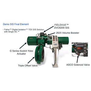 Controlador de Válvula Digital Emerson Fisher DVC6200 SIS, Posicionador, Válvulas de Control Rotatorias Neumáticas, Comunicación HART OEM, a Prueba de Explosiones - Product Image 2