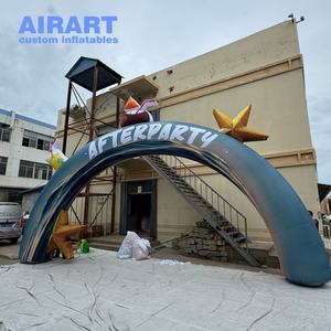 قوس كرتوني قابل للنفخ بعرض 9 أمتار بتصميم جديد لتزيين حفلات الأطفال والأنشطة المدرسية والمسرحية - Product Image 6