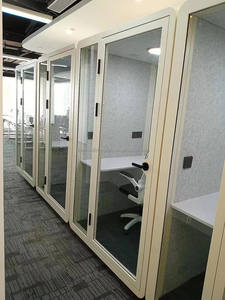 Cabinas <span class=keywords><strong>de</strong></span> sonido acústicas usadas para el lugar <span class=keywords><strong>de</strong></span> trabajo <span class=keywords><strong>de</strong></span> privacidad personalizadas para una sola persona - Product Image 6