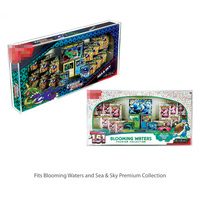Boîte de présentation pour cartes à collectionner Blooming Waters, acrylique transparent, pour collection, stockage, protection UV, vitrine