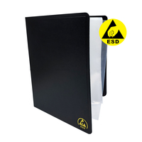 Porte-documents antistatique ESD ALLESD PP format A4, 50 pages, pour bureau