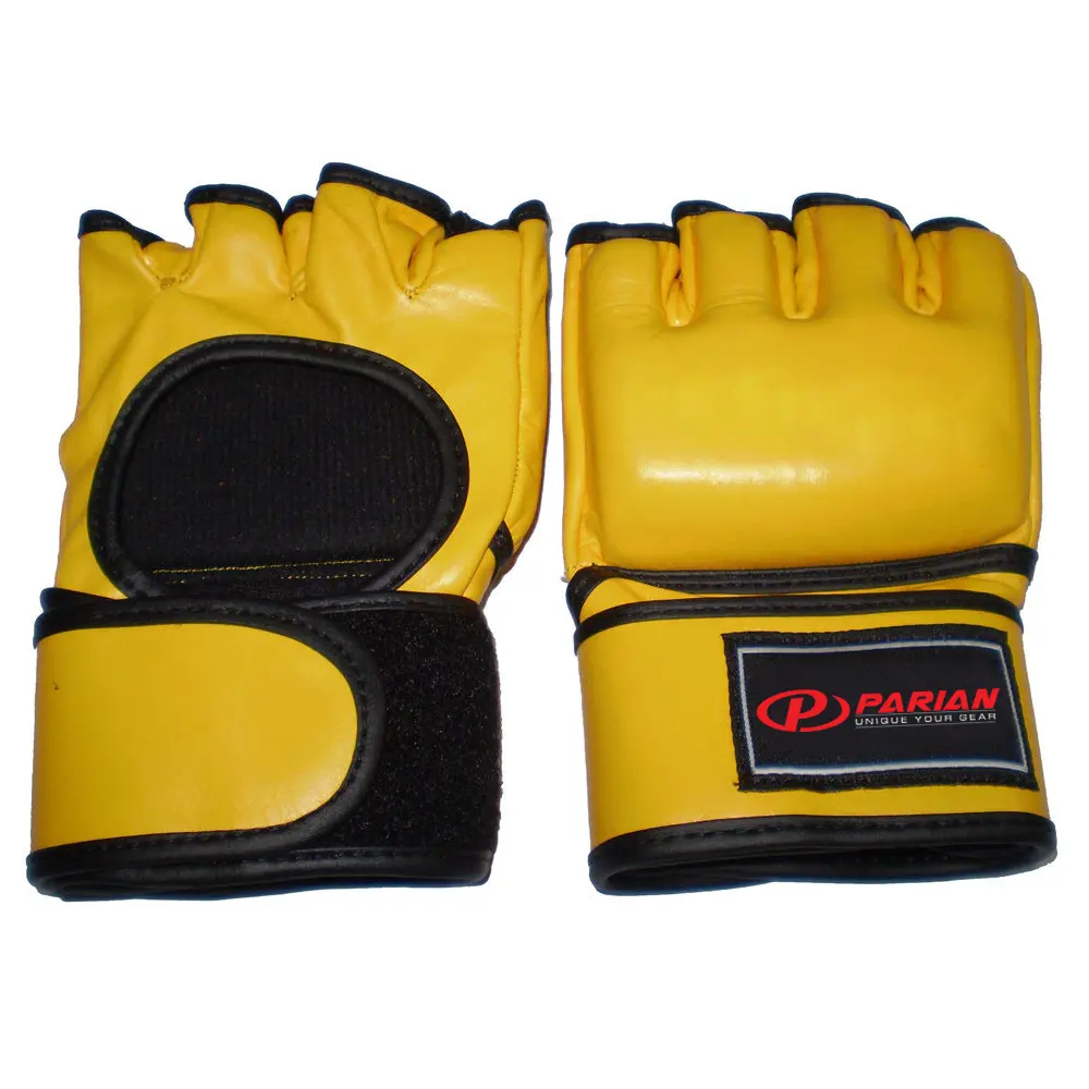 Custom Design Half Finger Fighting MMA Gloves / Hot Sale Kick Half Fingers Mma Gloves