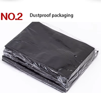 Sacs sous vide noirs anti-humidité prêts à l'emploi avec surface gaufrée thermoscellable pour riz et autres aliments, utilisation au congélateur