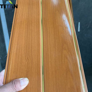 Plafonds en bois ignifuges, imperméables, blancs, lambris en PVC, panneau de <span class=keywords><strong>plafond</strong></span> en PVC, panneau mural en PVC, <span class=keywords><strong>plafond</strong></span> - Product Image 3