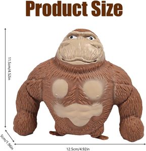 Juguete Antiestrés de Plástico con Forma de Gorila y Mono, para Niños, en Oferta - Product Image 2