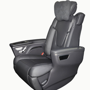Nouveau produit phare : Siège de voiture universel en cuir artificiel de qualité supérieure avec rail coulissant, réglage électrique du dossier, ventilation et chauffage - Product Image 1