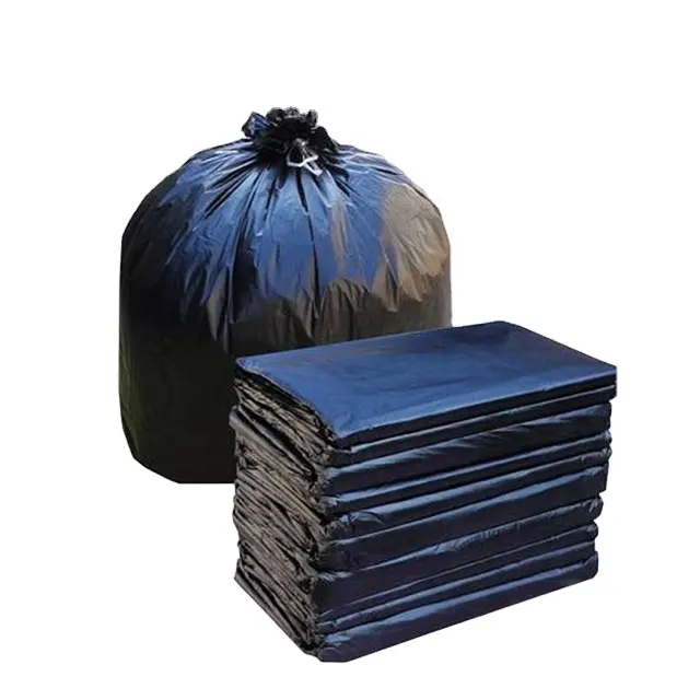 OEM ODM Customize Heavy Duty Compostable 4 8 13 30 45 50 60 Gallon Black Garbage Bags Tall Large Trash Bags