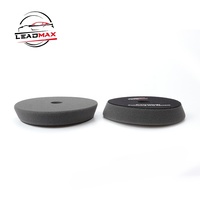LEADMAX Tampon de polissage en microfibre à biseau plat de 6 pouces pour les roues de voiture, vente chaude, OEM personnalisable, mousse de détaillage automobile