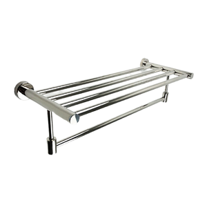 Porte-serviettes de bain en acier inoxydable de type YOTO 304, design moderne et simple, surface polie, pour hôtel et salle de bain, fixation murale - Product Image 1