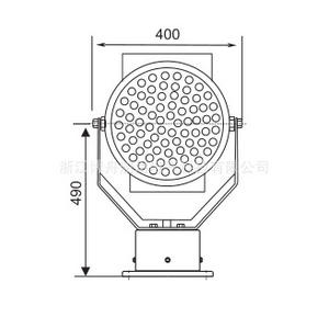 ไฟฉายค้นหาทางทะเล Bozhou TZ6 มาตรฐาน IP65 ตัวเรือนเหล็ก สำหรับการสำรวจระยะไกลและการนำทางในเวลากลางคืนบนเรือและยานพาหนะทางน้ำ - Product Image 3