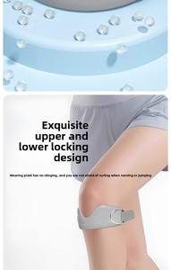 Genouillères en silicone en gros avec sangle de maintien pour le basketball, le volleyball, la course à pied, l'escalade et l'alpinisme - Product Image 6