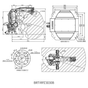 Chaîne de palettisation automatique Borunte sur mesure pour usine, robot de palettisation, commande PLC, entraînement par moteur à engrenages - Product Image 4