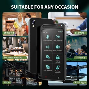 Traductor de Voz Portátil Z6, 139 Idiomas, Traducción en Tiempo Real, Traductor Instantáneo Inteligente de 4.1 Pulgadas con Conversión de Divisas - Product Image 4