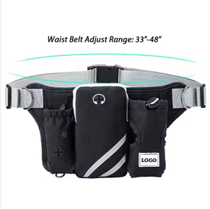 Ultima Guinzaglio per Cani con Doppia Impugnatura Imbottita, Tasca con Cerniera, Sgancio Rapido, Resistente per Passeggiate, Corsa, Addestramento, Comoda Borsa da Cintura - Product Image 2