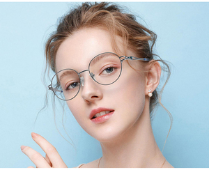 Nouvelle conception 2024, <span class=keywords><strong>monture</strong></span> optique classique en métal Haoya, fabrication en gros pour femmes, JP24601 CN ZHE - Product Image 1