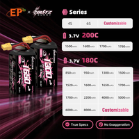 Batterie LiPo 4S6S haute performance 120/140/160/180/200C pour drones de course FPV et quadricoptères RC, batteries lithium-ion Enrichpower