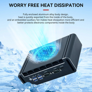 Công nghiệp Mini PC 4300U 4600U I7 i5 4th Intel Core Windows máy chủ công nghiệp không quạt ai cạnh chống bụi SSD DDR4 AU cắm New <span class=keywords><strong>DDR3</strong></span> - Product Image 5