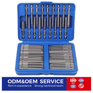 Jeu de tournevis professionnels CR V avec embouts Torx, hexagonaux, Phillips et plats <span class=keywords><strong>pour</strong></span> la réparation automobile, l'installation électrique et de meubles - Product Image 1