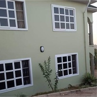 Fenêtres et portes coulissantes horizontales modernes NUOXIN en PVC avec isolation thermique et caractéristiques imperméables