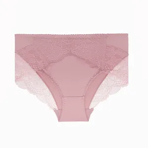 ชุดชั้นในเซ็กซี่สำหรับผู้หญิงอ้วนกางเกงในไนลอนขนาดใหญ่สวมใส่สบายและนุ่ม - Product Image 2