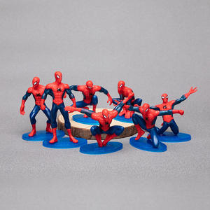 Adorno para Pastel de Cumpleaños Infantil, Juego de 7 Piezas, Figura de Acción de Spiderman de PVC Sólido, Personaje de Películas de Marvel, Modelo de Juguete - Product Image 5