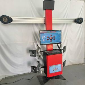 Machine d'alignement des roues 3D, fonctionnement par écran tactile et calibrage automatique <span class=keywords><strong>pour</strong></span> les garages professionnels - Product Image 3