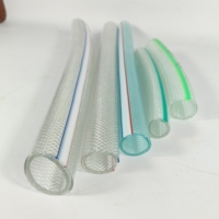 Tuyau d'arrosage flexible haute pression en PVC renforcé de fibres tressées, écologique, pour l'air et l'eau, anti-corrosion, durable