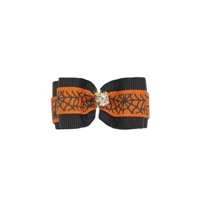 Mini Fiocco per Cani Stile Boutique, Decorazione 'Spin Me a Web' per Halloween, Stile Inglese, in Poliestere con Strass - Product Image 4