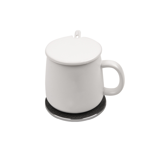 Trending 2026 Hot Sell 15w Mobile Phone Temperature Controlled Heating Coffee Cup Wireless Mug Warmer Fast Wireless Charger