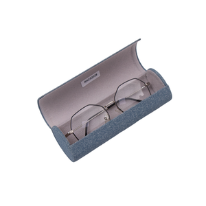 Estuche de gafas de lino personalizable OEM RHCS2028 gafas de sol hechas a mano de alta calidad bolsa de gafas al por mayor de fábrica - Product Image 5