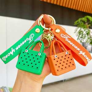EVA 3D Cartoon Bag Cute Car <b>Accessories</b> Rubber Pendant Mini Bogg Bag Keyrins Beach <b>Key</b> Chains Summer Beach Gift - Product Image 4
